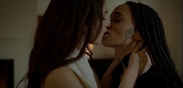  Passion kissing became an amazing fingering and hardcore lesbian action